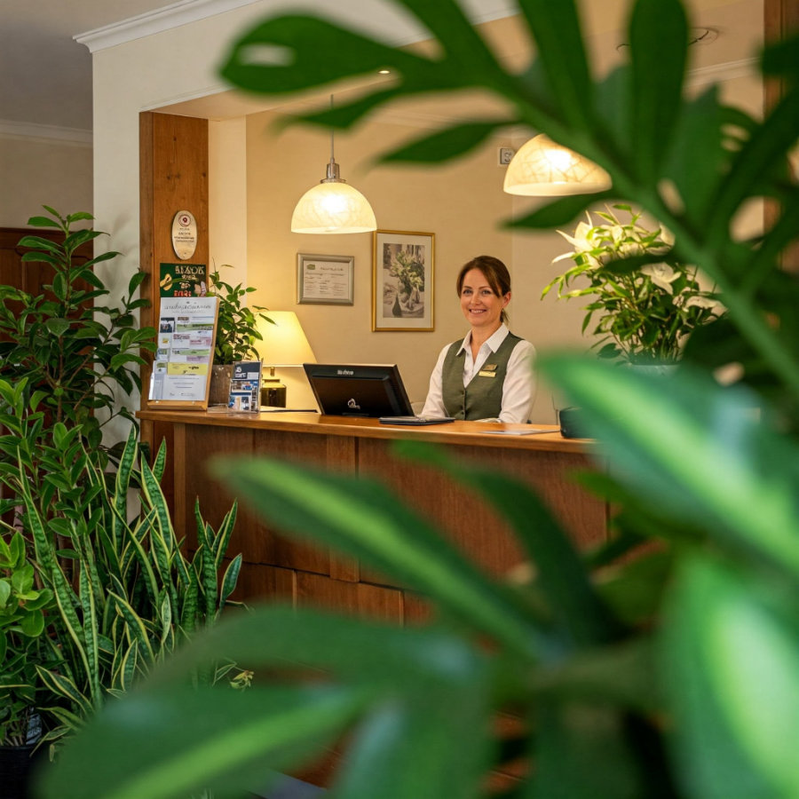 Kwiaty do recepcji i hotelu – czy rośliny mogą wpłynąć na sukces Twojej firmy?